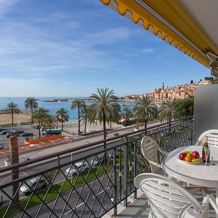Studio Climatise Avec Terrasse Face Mer A Menton - Fr-1-196-208 Exterior photo