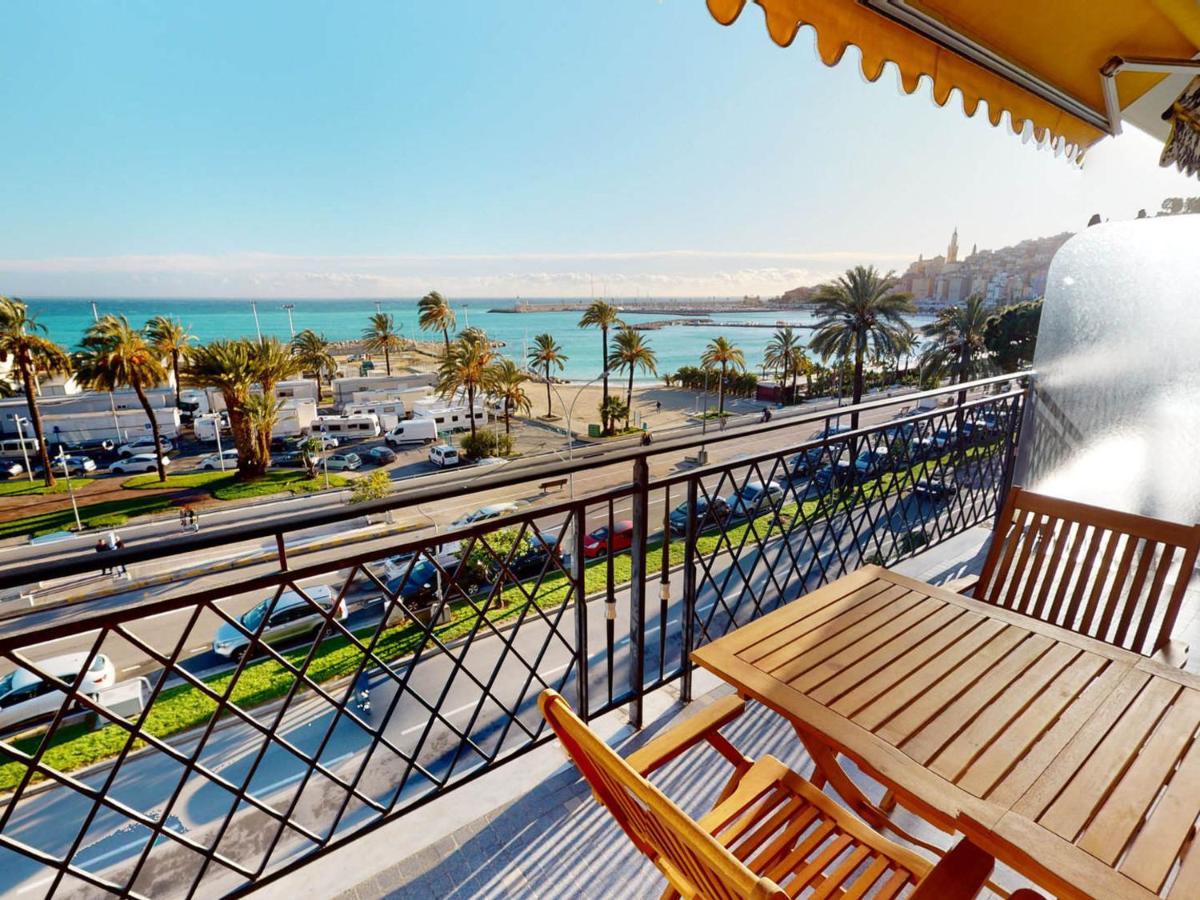 Studio Climatise Avec Terrasse Face Mer A Menton - Fr-1-196-208 Exterior photo