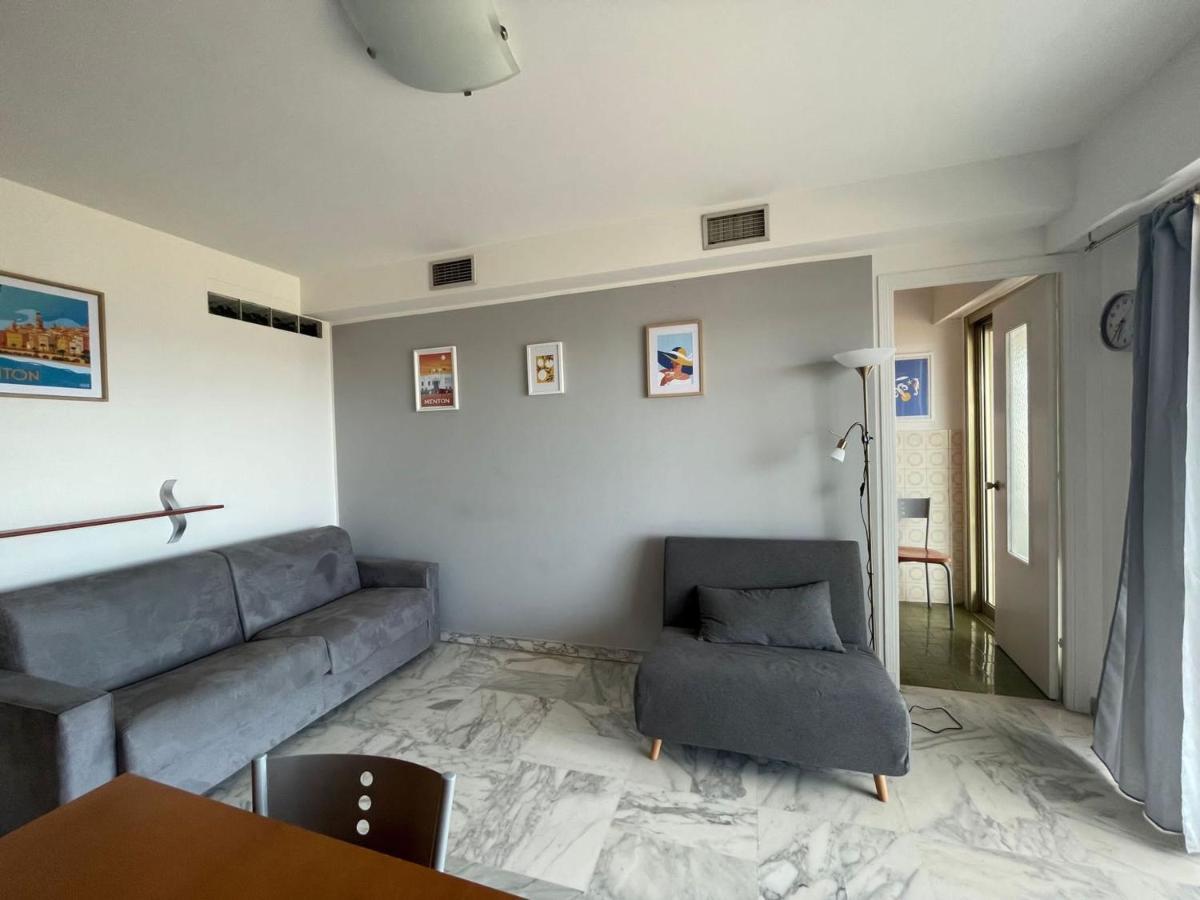 Studio Climatise Avec Terrasse Face Mer A Menton - Fr-1-196-208 Exterior photo